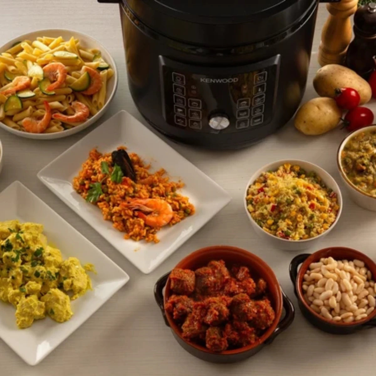 Kenwood 6L Electric 16 Function Pressure Cooker - PCM90.000BK