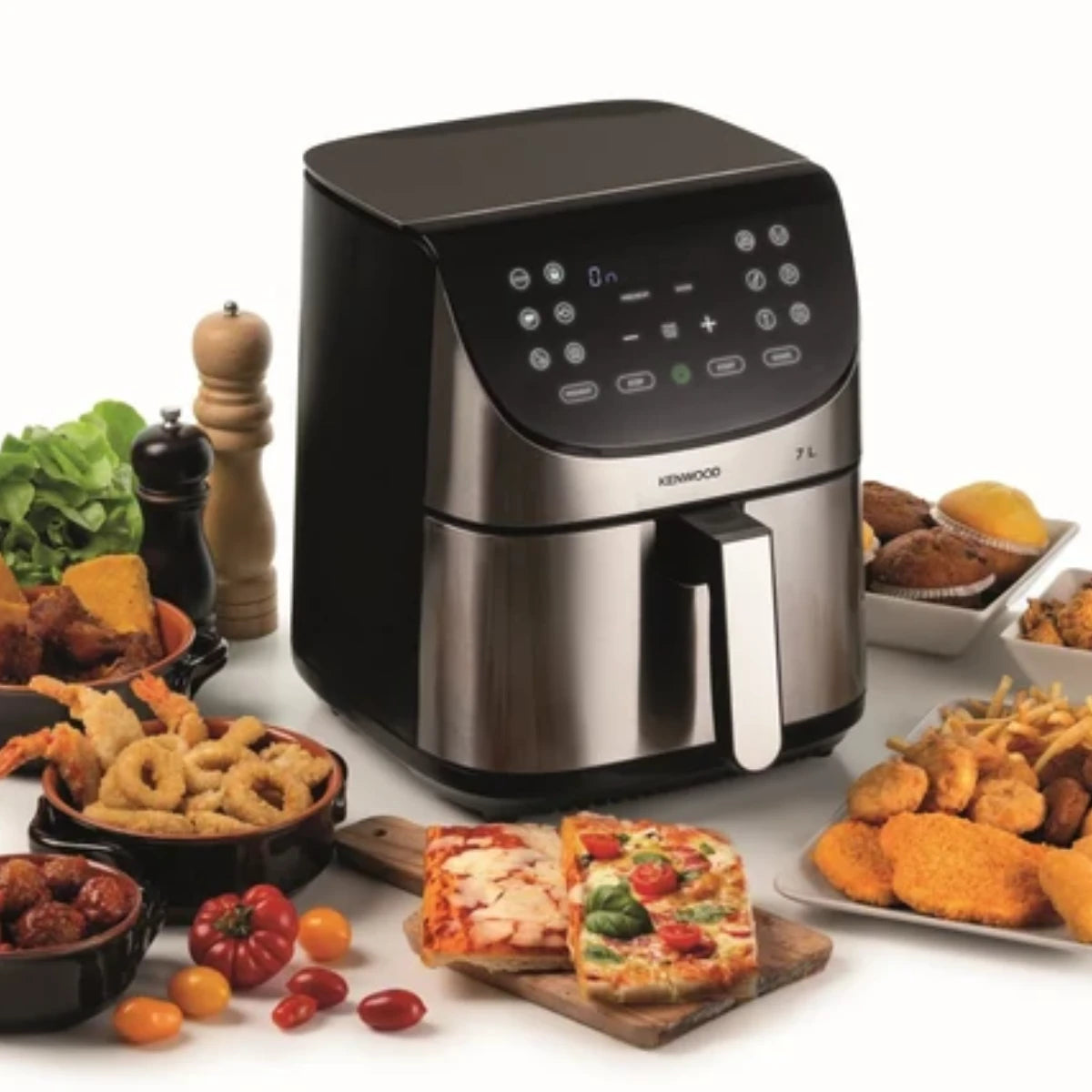 Kenwood 7L Airfryer Stainless Steel - HFM80.000SS