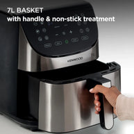 Kenwood 7L Airfryer Stainless Steel - HFM80.000SS