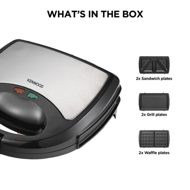Kenwood Accent Collection Sandwich Maker 3-In-1