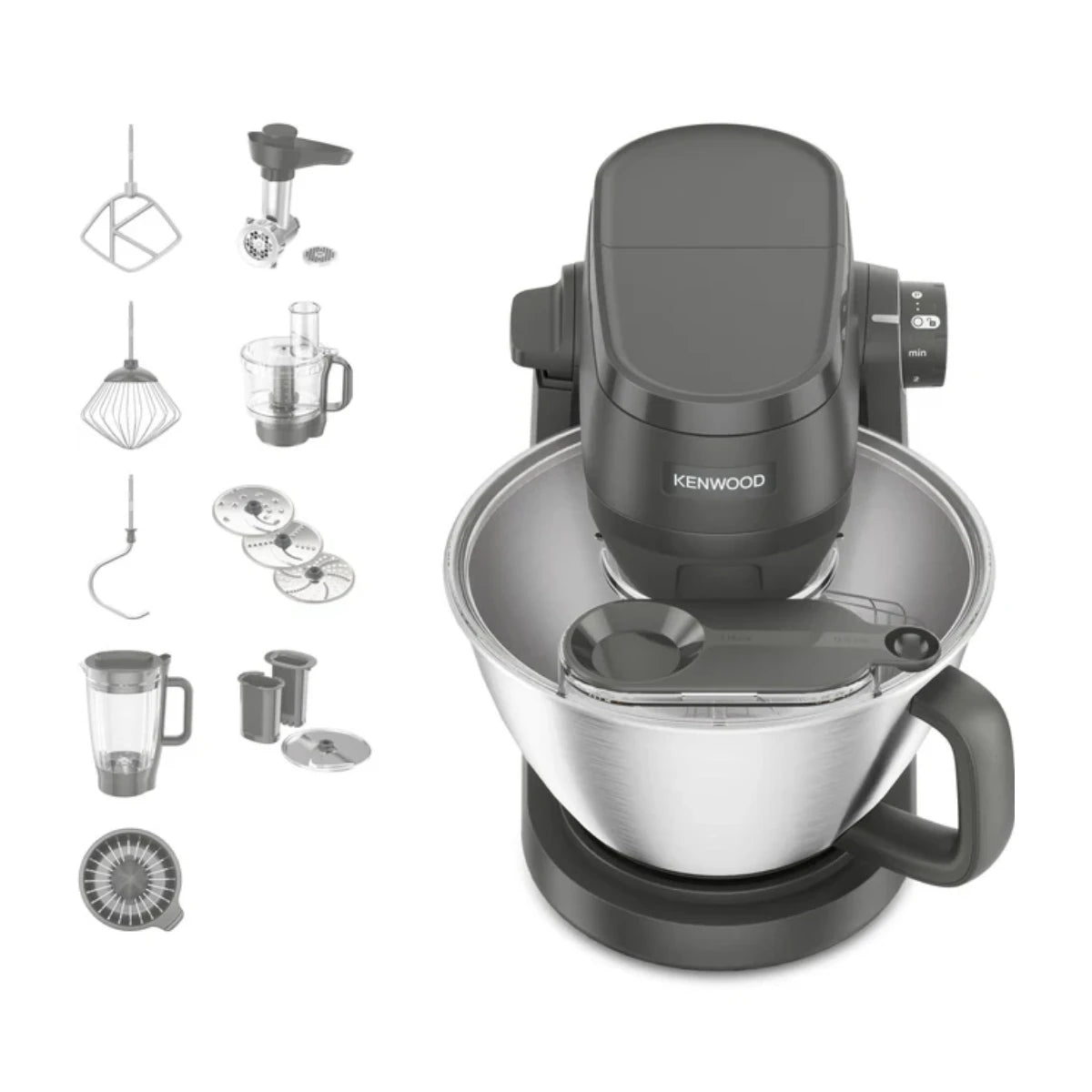 Kenwood Multi Tasker Stand Mixer and Food Processor - KHC30.070GY