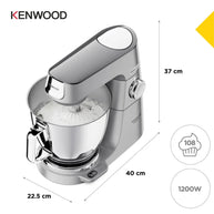 Kenwood Titanium Kitchen Machine XL - KVL85.704SI