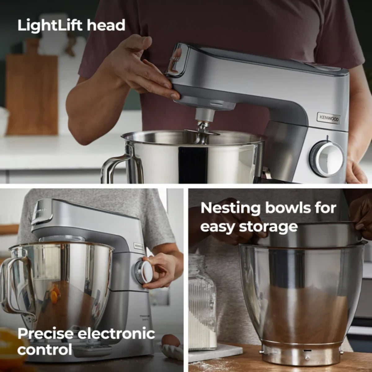 Kenwood Titanium Kitchen Machine XL - KVL85.704SI