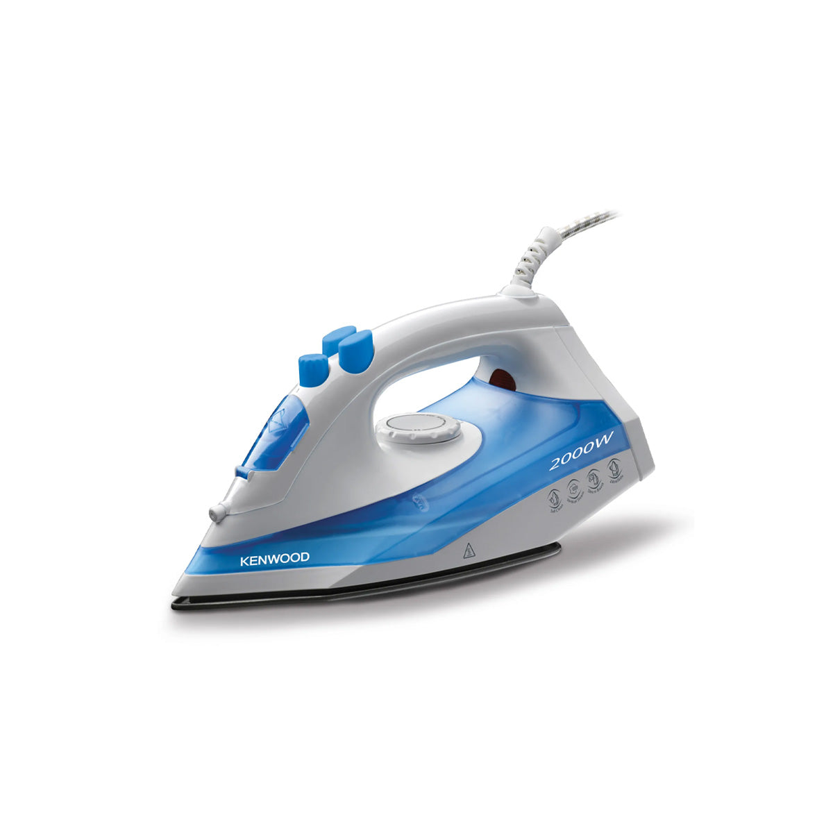 Kenwood Steam Iron Teflon White & Blue