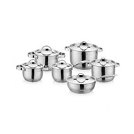 Kiraz 12-Piece Stainless Steel Cookware Set