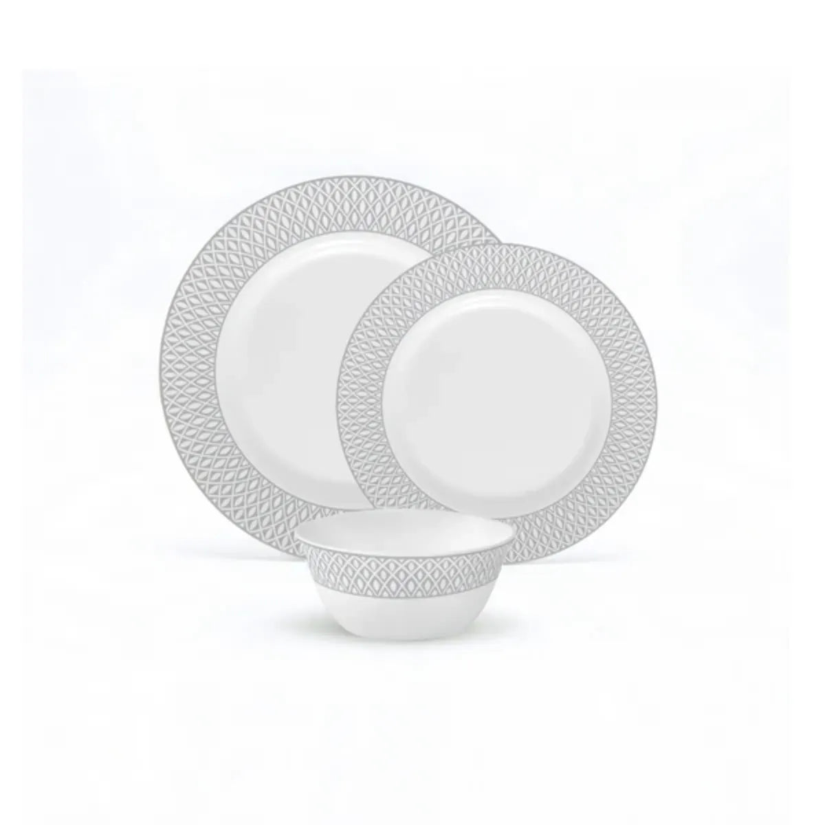 Velvett Dinner Set 12pc - Tudor Grey