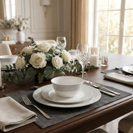 Velvett Dinner Set 12pc - Tudor Grey