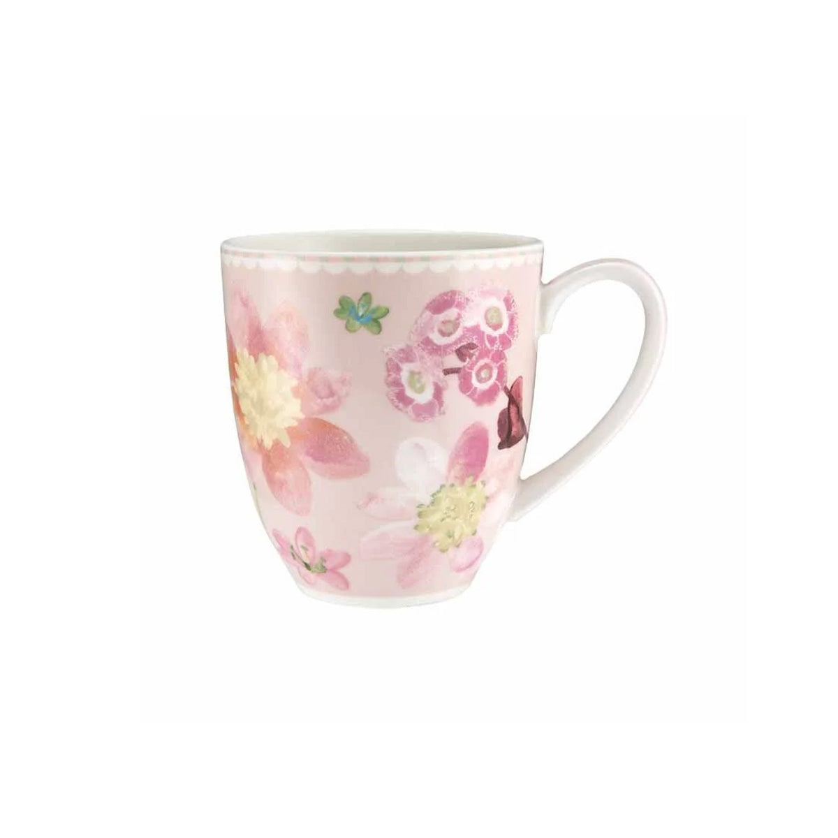 Maxwell & Williams Primula Coupe Mug 375ml Pink