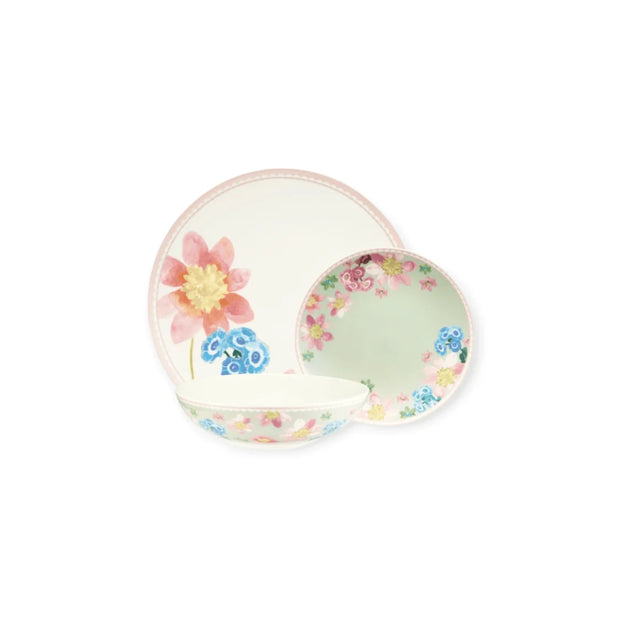 Maxwell and Williams Primula 12 pc Dinner Set - Sage