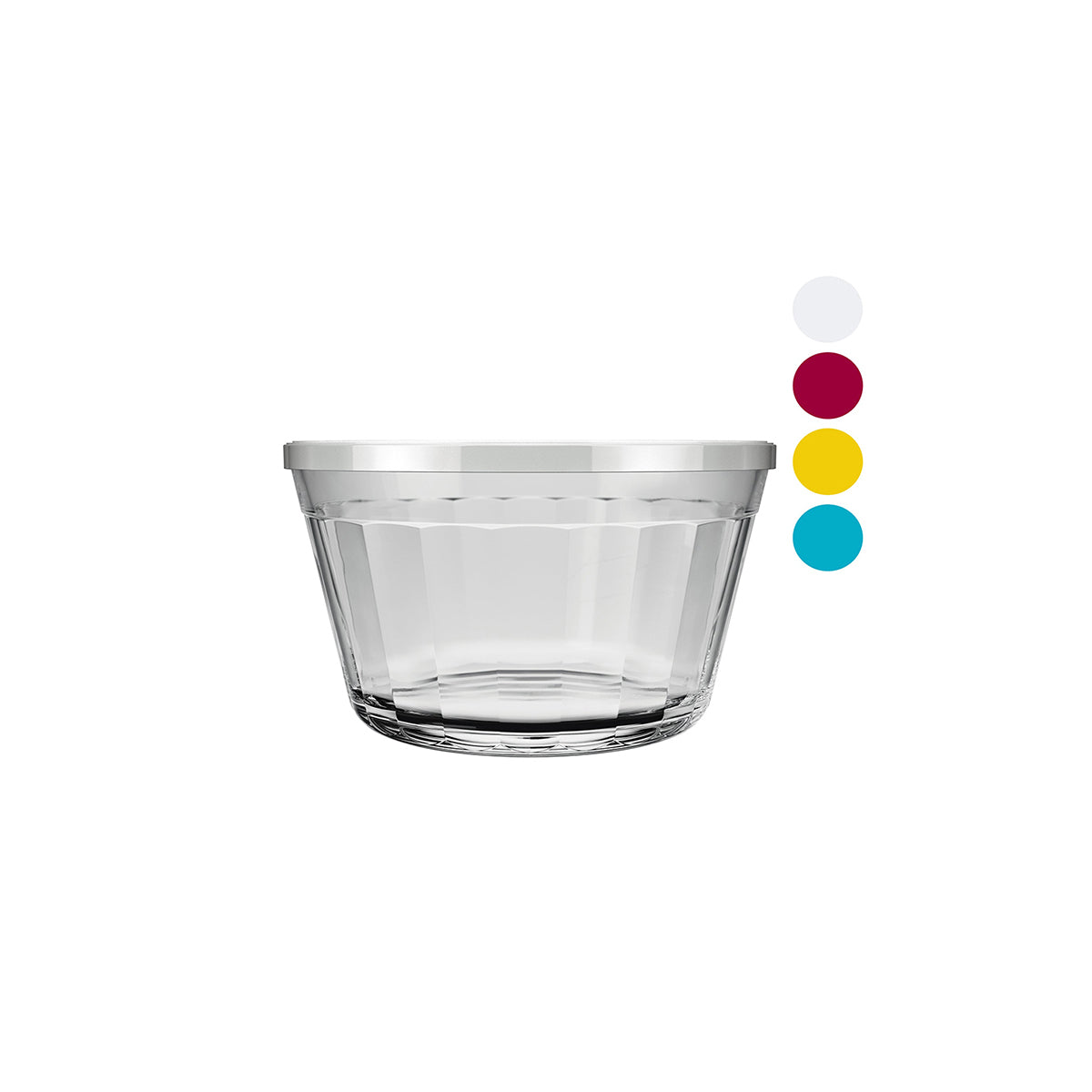 Nadir Americano Bowl With Coloured Plastic Lid