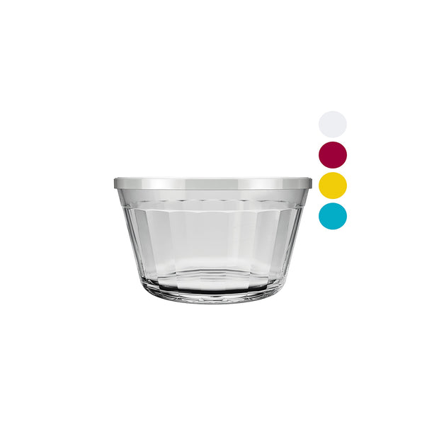 Nadir Americano Bowl With Coloured Plastic Lid