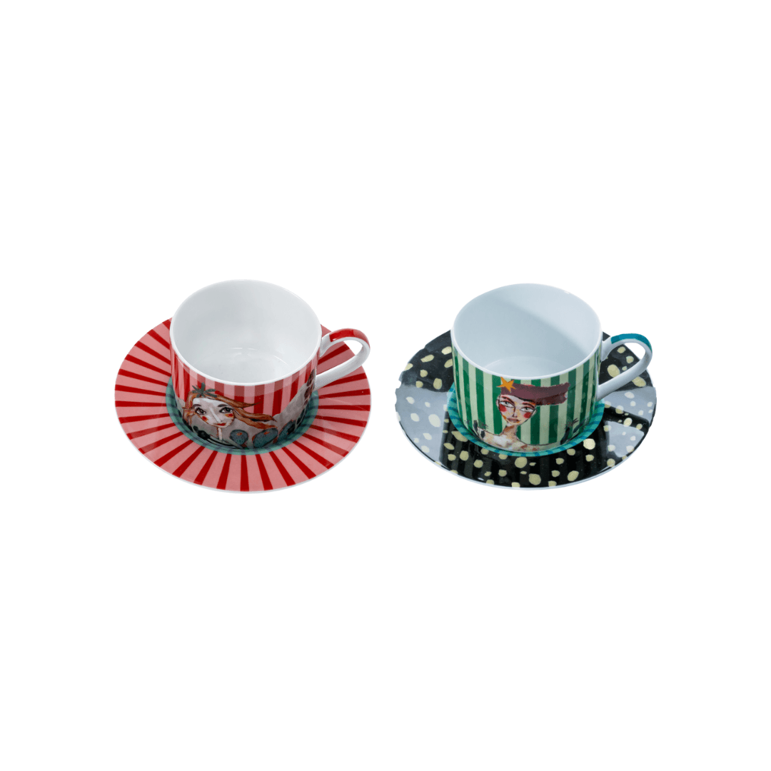 Olivia Princess Cup & Saucer Set of 4