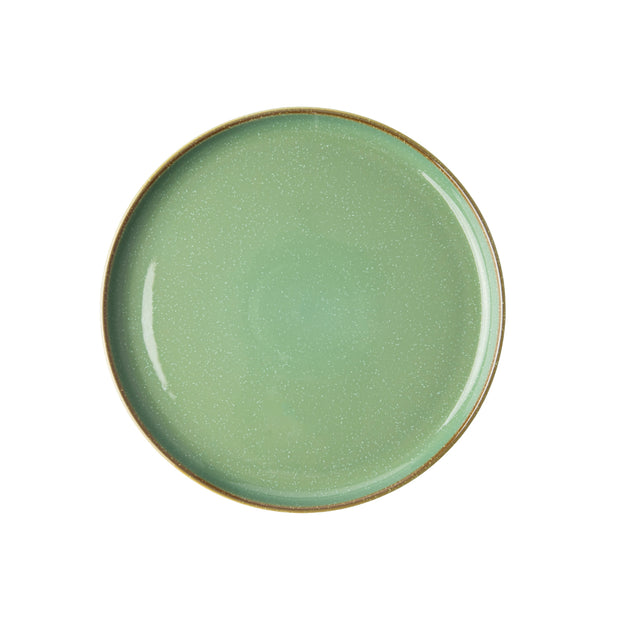 Omada Flat Stackable Dinner Plate Green