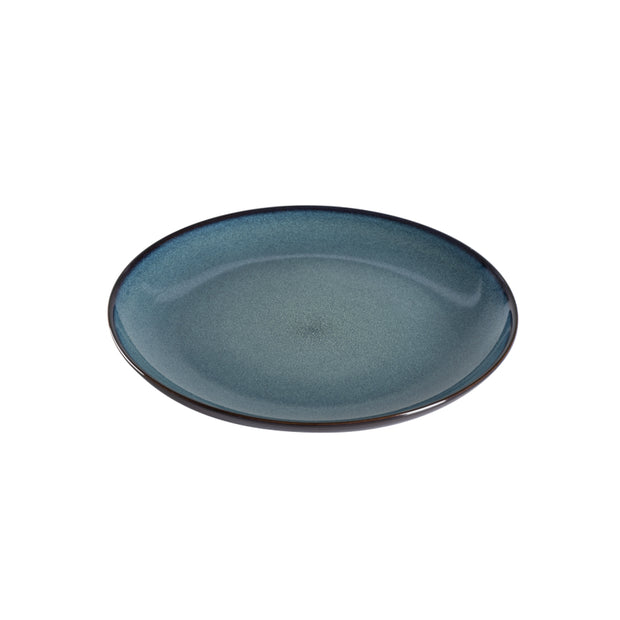 Omada Reactive Glaze Blue Dinner Plate