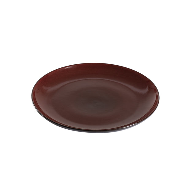 Omada Reactive Glaze Red Dinner Plate
