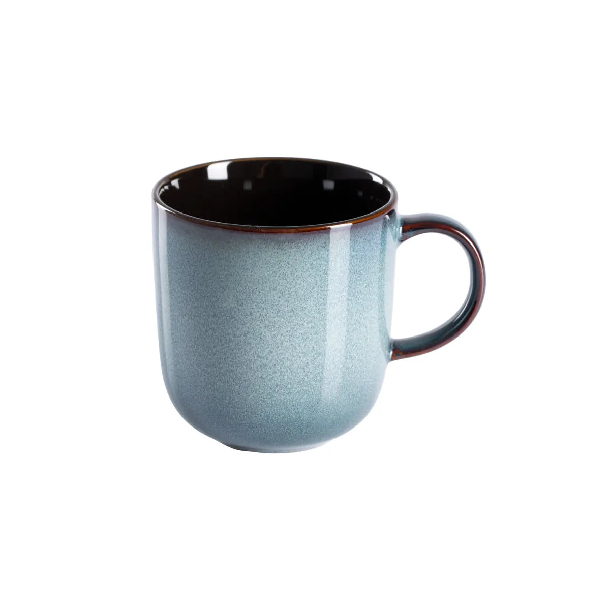 Omoda Reactive Glaze Blue Mug - Set of 4