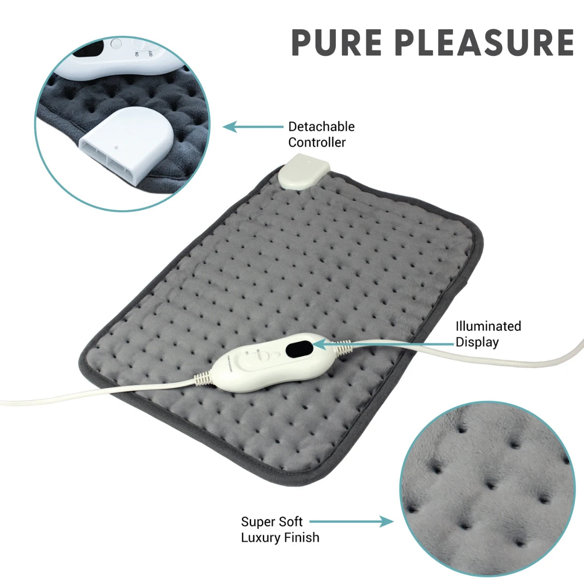 Pure Pleasure Electric Heating Pad 30cmx40cm