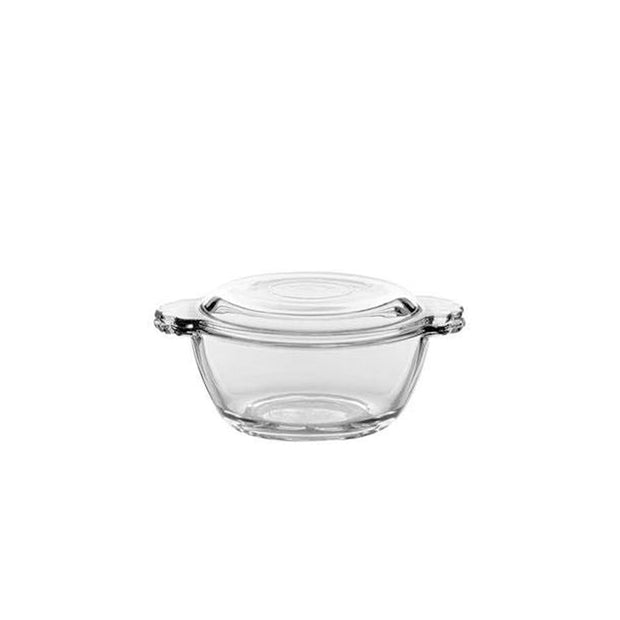 Pasabahce Basic Round Bowl With Cover 2pc