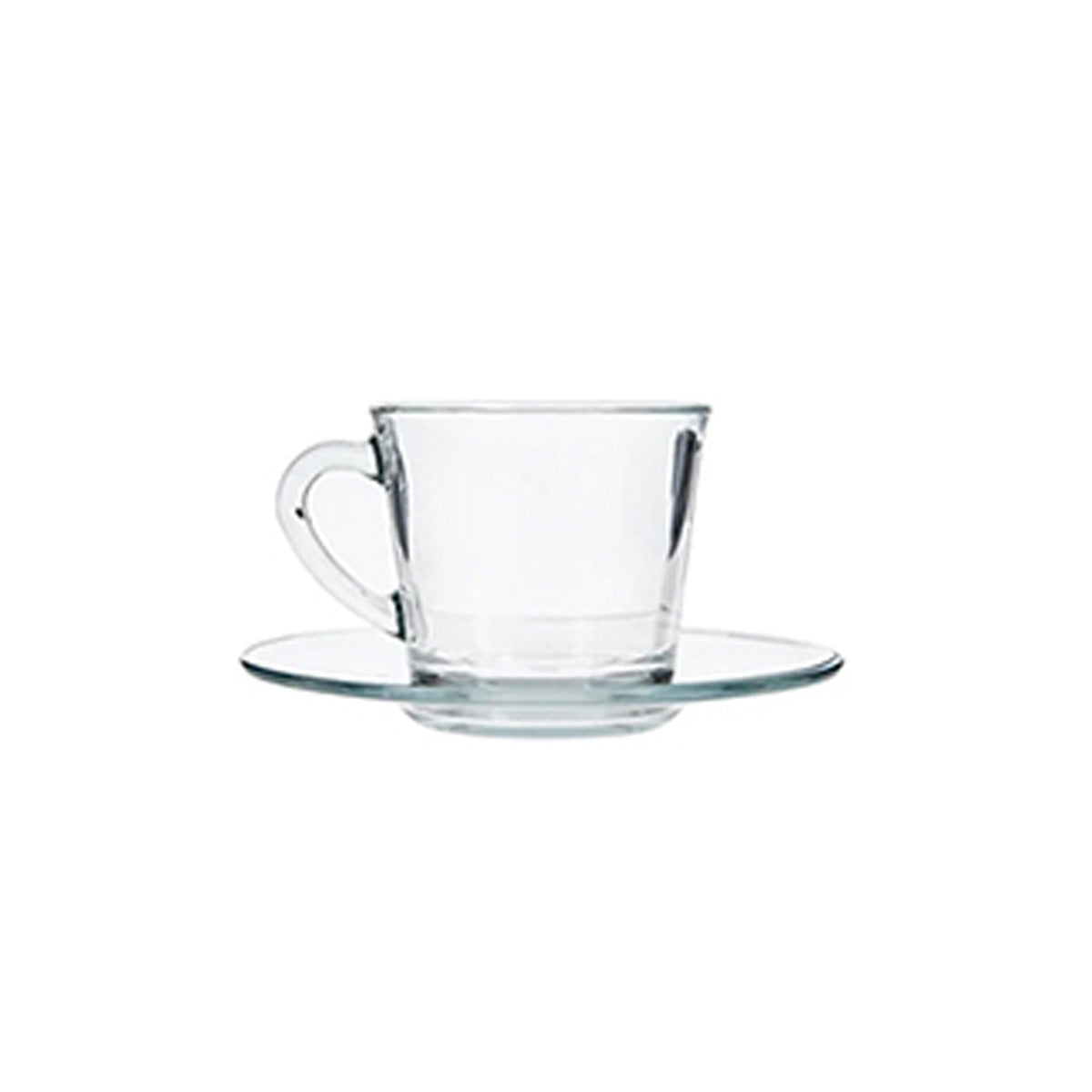 Pasabahce Basic Tea Cup & Saucer 238ml - Set of 6