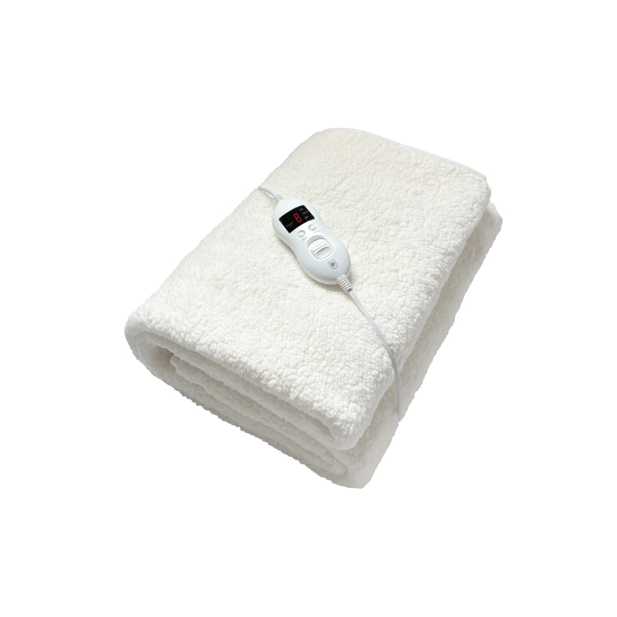 Pure Pleasure Fullfit Sherpa Fleece Electric Blanket With Elastic