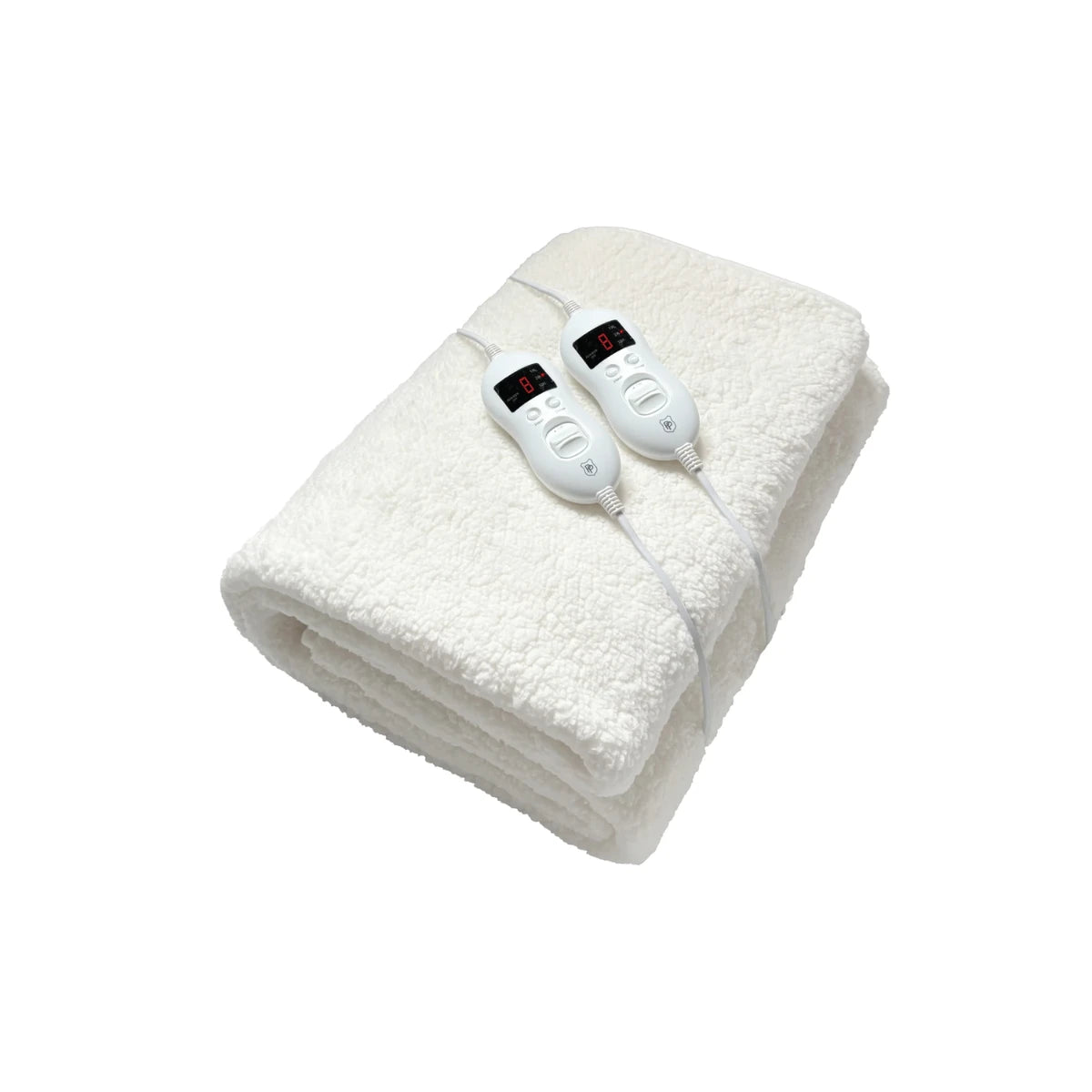 Pure Pleasure Fullfit Sherpa Fleece Electric Blanket With Elastic