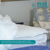 Pure Pleasure Fullfit Sherpa Fleece Electric Blanket With Elastic