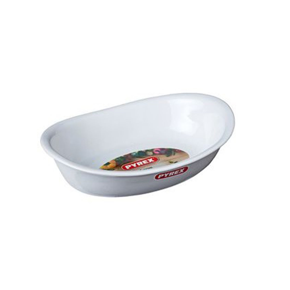 Pyrex Supreme Ceramic Oval Roaster White 31cm