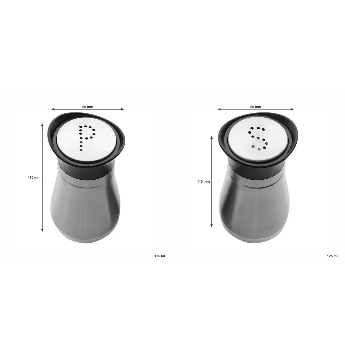 Regent Glass Salt & Pepper Shakers