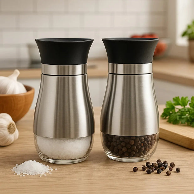 Regent Glass Salt & Pepper Shakers