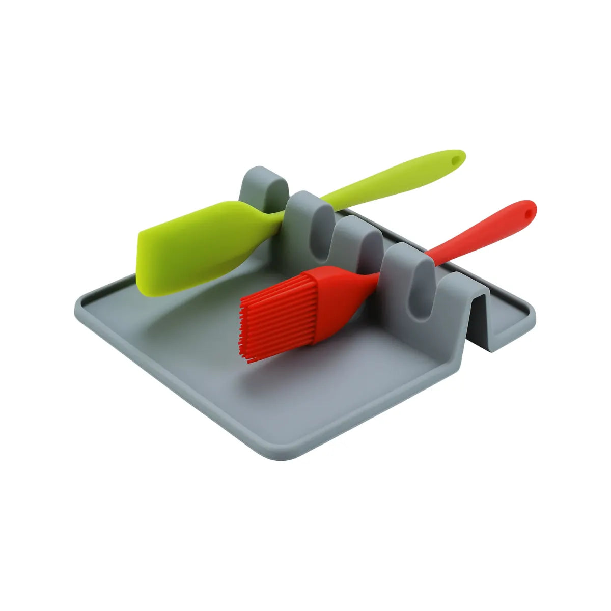 Regent Kitchen Multi-Utensil 4-Slot Silicone Spoon Rest