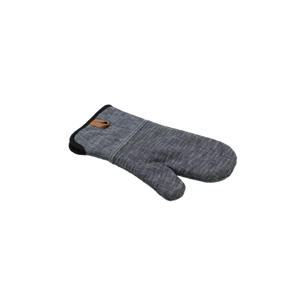 Regent Kitchen Silicone And Cotton Oven Glove Black