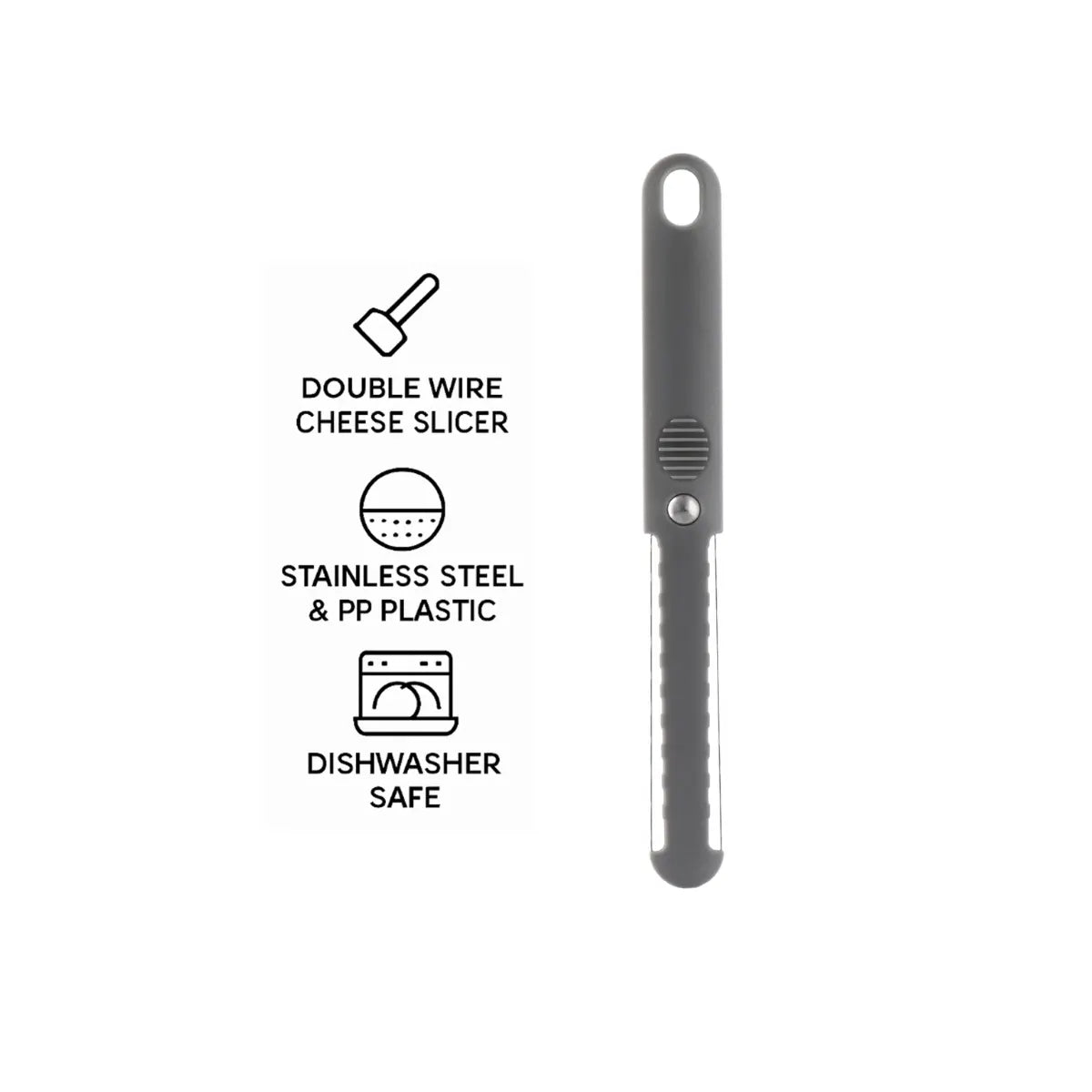 Regent Stainless Steel Cheese Slicer with Plastic Handle