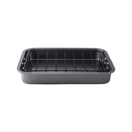 Regent Cookware Roasting Pan Non Stick With V Grid And St. Steel Handles
