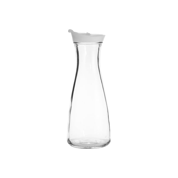 Regent Clear Glass Carafe With Coloured Lid