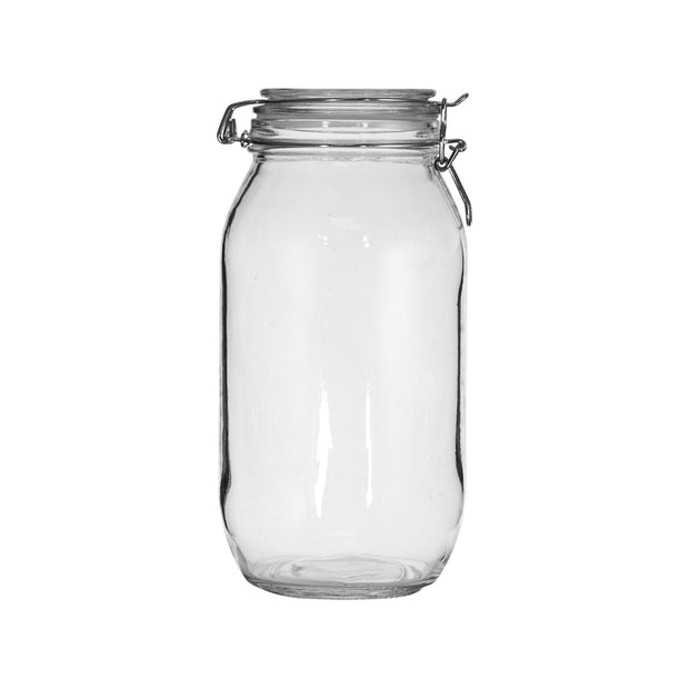 Regent Hermetic Glass Canister With Clip Seal Glass Lid