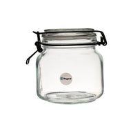Regent Hermetic Glass Canister With Glass Lid And Black Clip 750ml