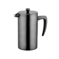 Regent Sidamo Coffee Maker Double Wall Gun Metal Black St Steel 8 Cup 1L
