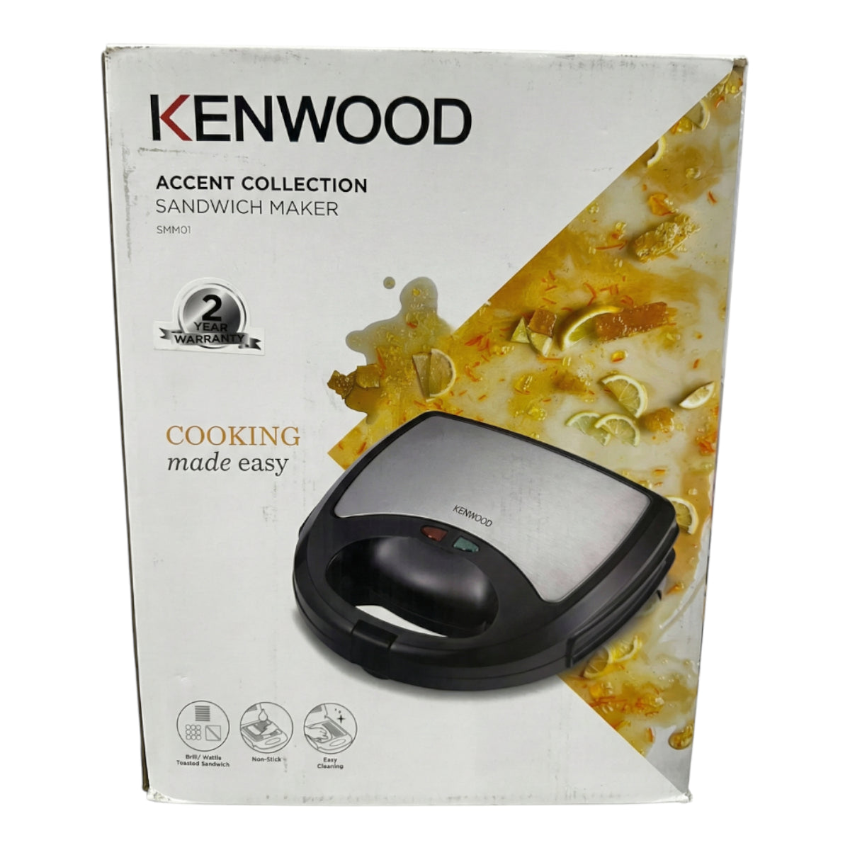 Kenwood Stainless Steel Sandwich Maker Unboxed