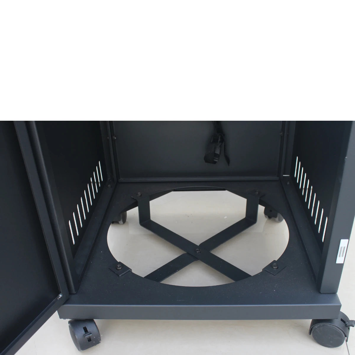 Alva Short Stand Ceramic Log-Style Gas Patio Heater