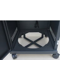 Alva Short Stand Ceramic Log-Style Gas Patio Heater