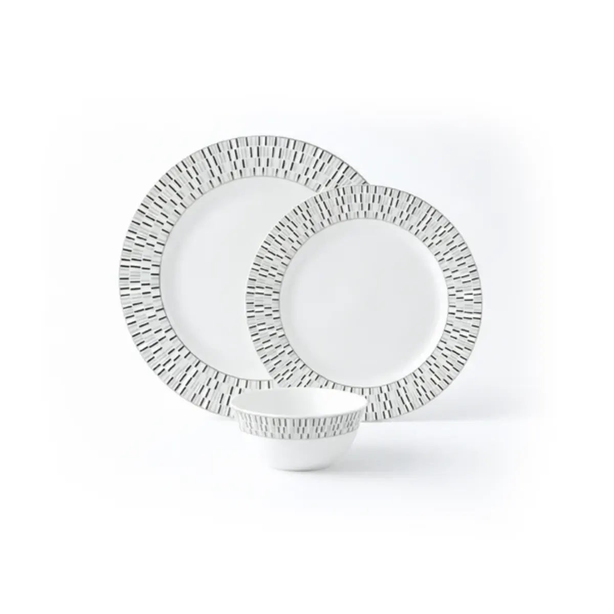 Sovrana 12pc Dinner Set - Silver Phoenix