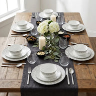 Sovrana 12pc Dinner Set - Silver Phoenix