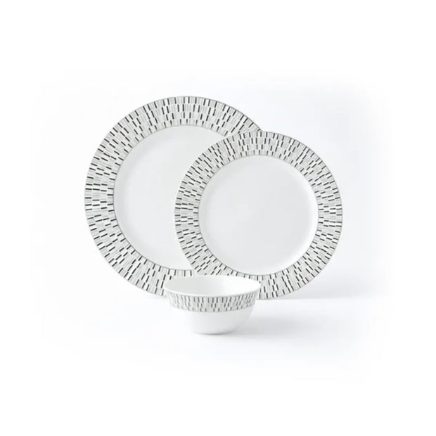 Sovrana 12pc Dinner Set - Silver Phoenix