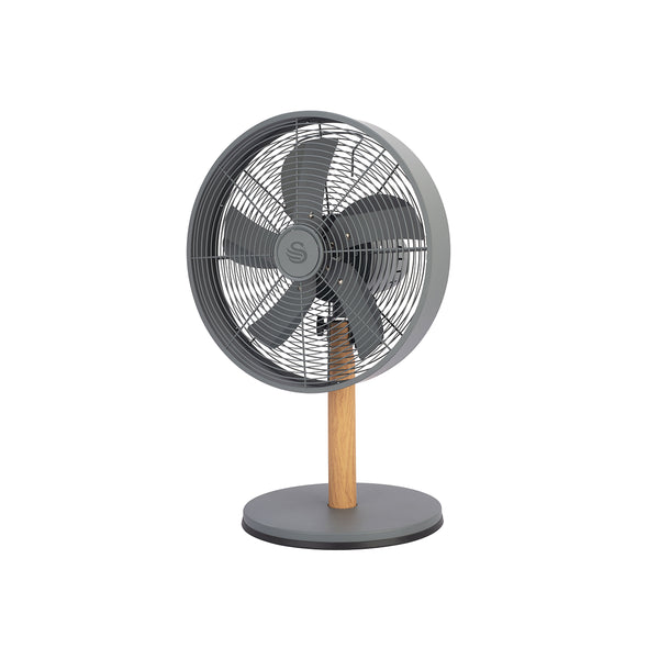 Swan Nordic Desk Fan Slate Grey 30cm