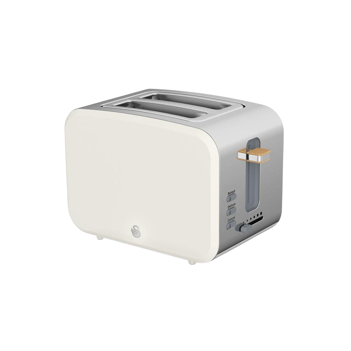 Swan Nordic White 2 Slice Electronic Toaster