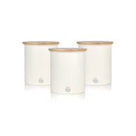 Swan Nordic White Canister Set 3pc