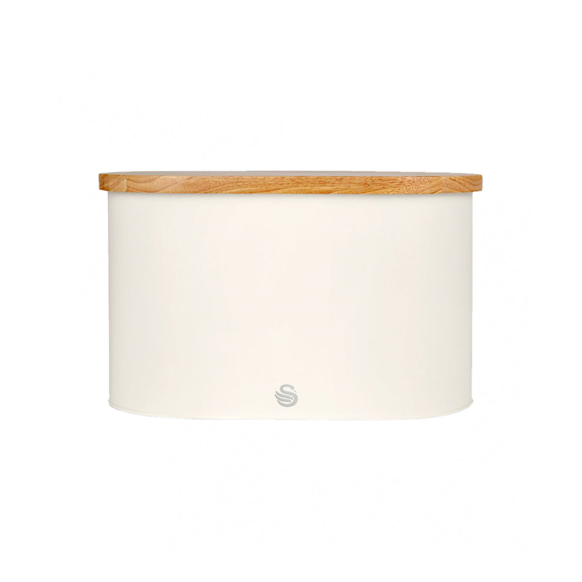 Swan Nordic Oval Bread Bin White