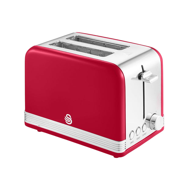 Swan Retro Red 2 Slice Toaster