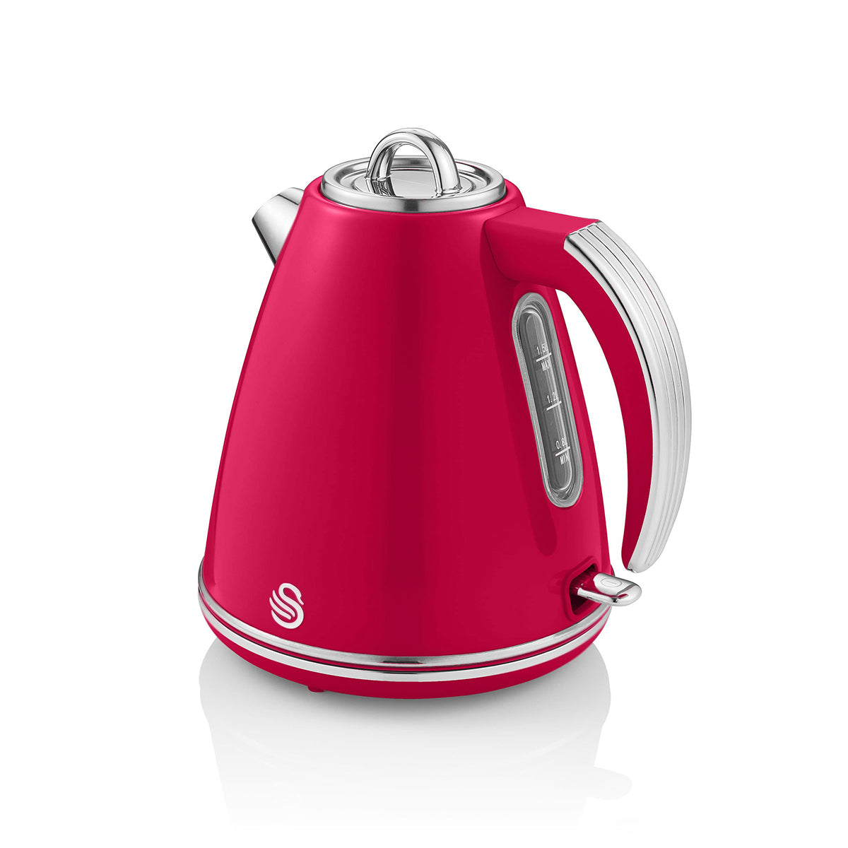 Swan Retro Red Kettle 1.5L