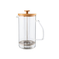 The Barista Borosilicate Glass Tea & Coffee Press With Bamboo Lid 1L